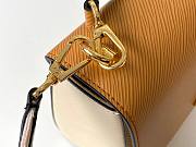 Louis Vuitton LVTwist MM Brown/ White Epi Leather | M55677 - 6