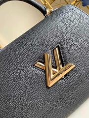 LV Twist One Handle MM Taurillon Leather Black | M57092 - 2