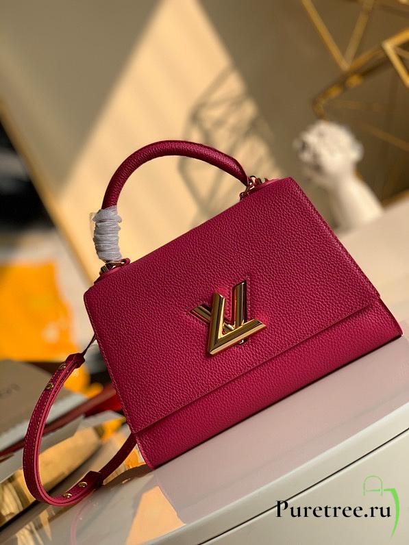LV Twist One Handle MM Taurillon Leather Pink | M57092 - 1