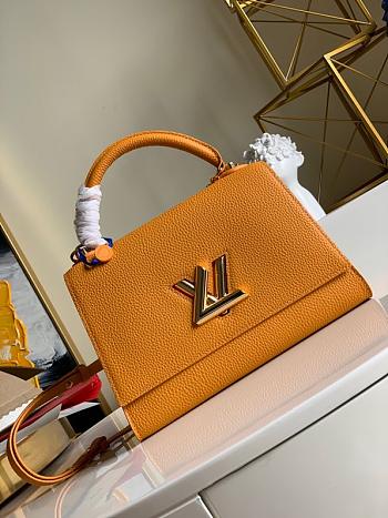 LV Twist One Handle MM Taurillon Leather Yellow | M57092