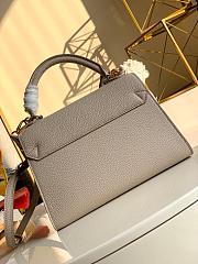 LV Twist One Handle MM Taurillon Leather Gray | M57092 - 4