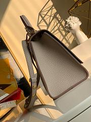 LV Twist One Handle MM Taurillon Leather Gray | M57092 - 5