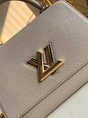 LV Twist One Handle MM Taurillon Leather Gray | M57092 - 6