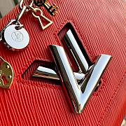 LV Love Lock Charms Twist MM in Epi Leather Red | M52894  - 2