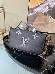 LV Multi Pochette Accessoires Monogram Empreinte Leather Black | M45839 - 4