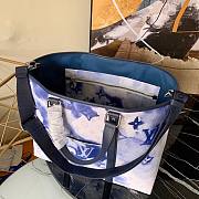 LV New Tote GM Monogram Watercolor Multico blue canvas | M45754 - 3