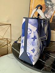 LV New Tote GM Monogram Watercolor Multico blue canvas | M45754 - 5