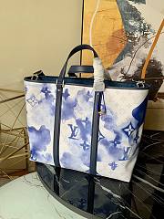 LV New Tote GM Monogram Watercolor Multico blue canvas | M45754 - 6