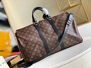 LV Keepall Bandoulière 45 Monogram Macassar travel | M41418 - 3