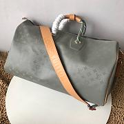 LV Louis Vuitton Keepall 45 Bandoulière Monogram Gray | M45282 - 1