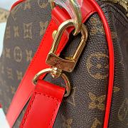 LV Keepall Bandoulière 50 Monogram Canvas Red | M41416 - 2