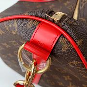 LV Keepall Bandoulière 50 Monogram Canvas Red | M41416 - 4