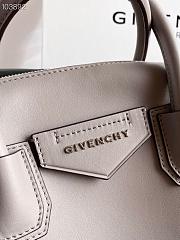 Givency Small Antigona Soft Bag In Gray Leather | BB50F2B11E - 2