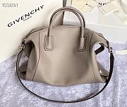 Givency Medium Antigona Soft Bag In Gray Leather | BB50F2B11E - 5