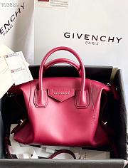 Givency Small Antigona Soft Bag In Red Leather | BB50F2B11E - 2
