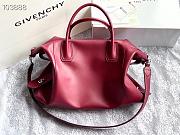 Givency Medium Antigona Soft Bag Red Leather | BB50F2B11E - 5