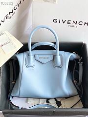 Givency Small Antigona Soft Bag In Blue Leather | BB50F2B11E - 2