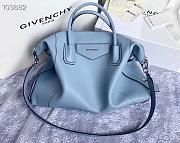 Givency Medium Antigona Soft Bag In Blue Leather | BB50F2B11E - 1