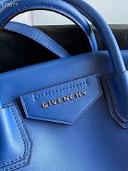 Givency Small Antigona Soft Bag In Deep Blue Leather | BB50F2B11E - 6