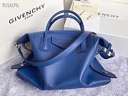 Givency Medium Antigona Soft Bag In Deep Blue Leather | BB50F2B11E - 1