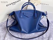 Givency Medium Antigona Soft Bag In Deep Blue Leather | BB50F2B11E - 5