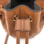 Fendi Mon Tresor mini Zucca-print tote bag bucket bag brown | 8BS010 - 3