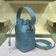 Fendi Mon Tresor minit tote bag bucket bag blue | 8BS010 - 2