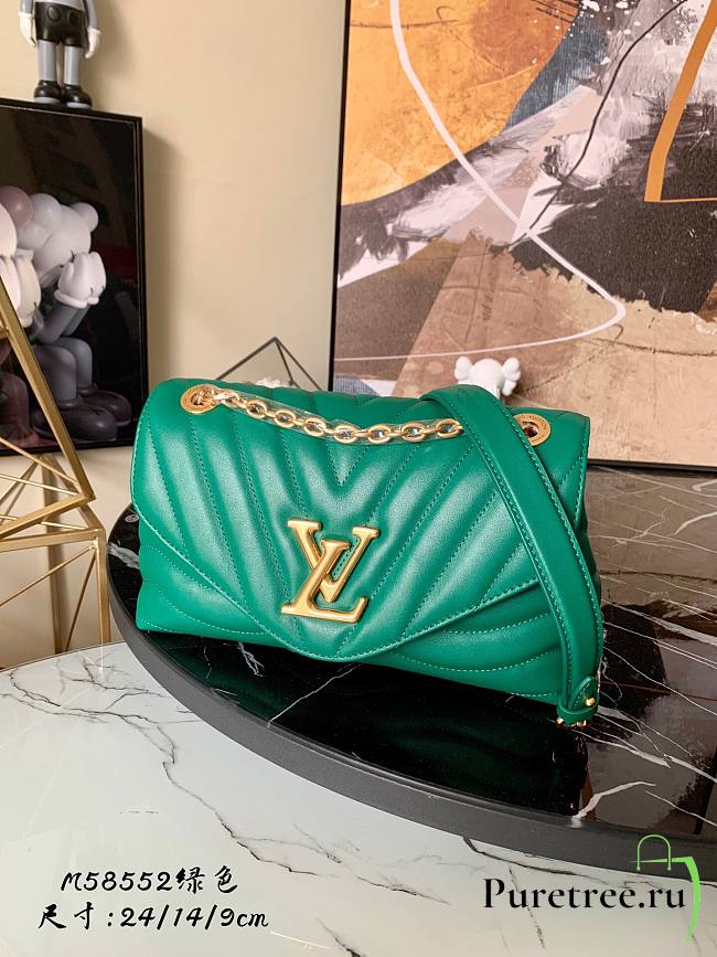 LV New Wave Chain Bag H24 in Green - Handbags | M58552 - 1