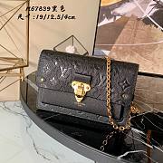 Shop Louis Vuitton MONOGRAM EMPREINTE Vavin chain wallet (M67839