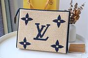 LV Toiletry Pouch 26 Monogram Raffia Tan | M80351 - 6