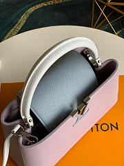 Louis Vuitton Capucines MM Gray/ Pink | M53962 - 5