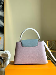 Louis Vuitton Capucines MM Gray/ Pink | M53962 - 4