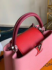 Louis Vuitton Capucines MM Red/ Pink | M53962 - 2