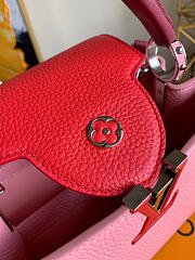 Louis Vuitton Capucines BB Red/ Pink | M53962 - 6