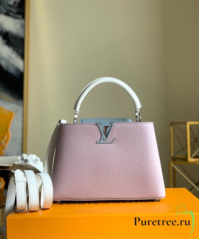 Louis Vuitton Capucines BB Gray/ Pink | M53962 - 1