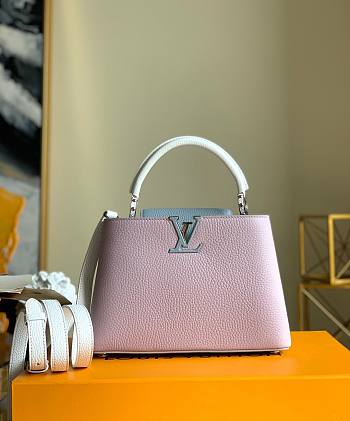 Louis Vuitton Capucines BB Gray/ Pink | M53962