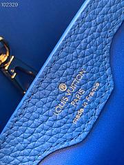 LV Capucines BB Bag Leather Python Blue 27 cm | M97980 - 2