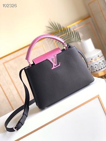 LV Capucines BB Bag Leather Python Pink 27cm | M97980
