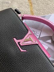 LV Capucines BB Bag Leather Python Pink 27cm | M97980 - 2