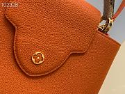 LV Capucines MM Bag Leather Orange 31cm | M97980 - 3