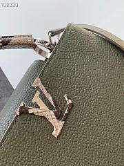 LV Capucines BB Bag Python Leather Green 27cm | M97980 - 4