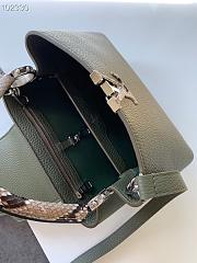 LV Capucines BB Bag Python Leather Green 27cm | M97980 - 6