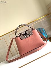 LV Capucines BB Bag Python Leather Pink 27cm | M97980 - 6
