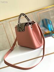LV Capucines BB Bag Python Leather Pink 27cm | M97980 - 5