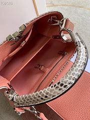 LV Capucines BB Bag Python Leather Pink 27cm | M97980 - 4
