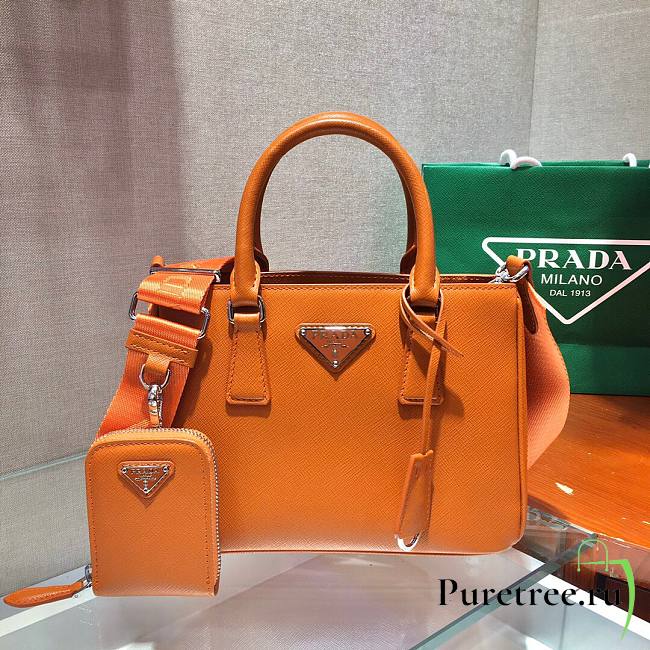 Prada Galleria Saffiano leather small bag - orange | 1BA296 - 1