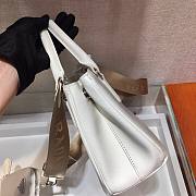 Prada Galleria Saffiano leather small bag - white | 1BA296 - 3