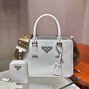 Prada Galleria Saffiano leather small bag - white | 1BA296 - 4