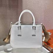 Prada Galleria Saffiano leather small bag - white | 1BA296 - 6