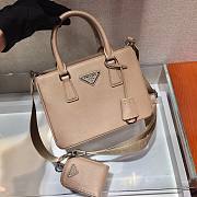 Prada Galleria Saffiano leather small bag - beige | 1BA296 - 4